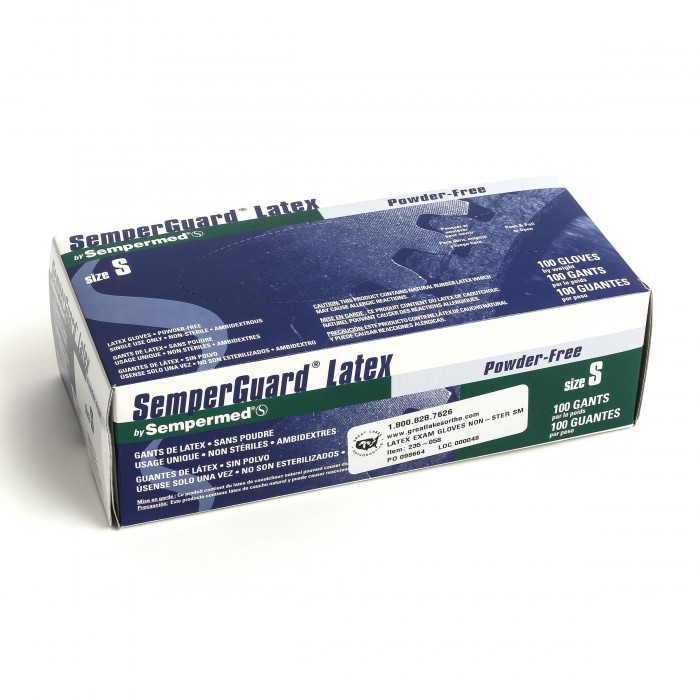 Latex Gloves Small 100 Box Great Lakes Dental Technologies