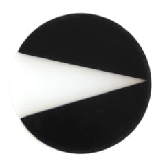 Xtreme Black Bioplast® Material 4mm/125mm - Round (10/pkg)