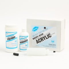 Biocryl Resin Acrylic Kit - Fast White (1lb)