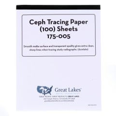 Ceph Tracing Paper - 8" x 10" Acetate (100/pad)