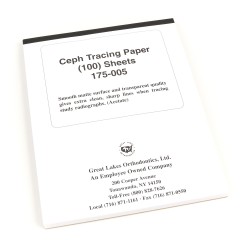 Ceph Tracing Paper - 8" x 10" Acetate (100/pad)