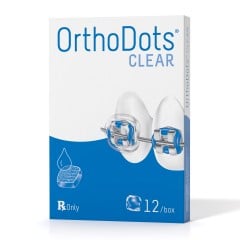 OrVance® OrthoDots® Clear - Patient Pack (12/box, 24 boxes/pkg)
