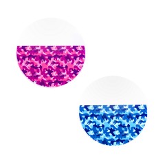 Camouflage Collection Patterned Clear Retainer Material 0.040" (1mm)/125mm - Round (6/pkg)