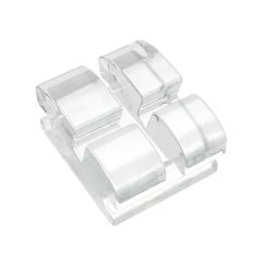 BioTru® Sapphire .022 - Roth Lower Central/Lateral Left/Right (1 Bracket/pkg)