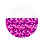 Pink Camouflage Patterned Clear Retainer Material 0.040" (1mm)/125mm - Round (6/pkg)