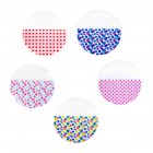 Variety Pack Patterned Clear Retainer Material 0.040" (1mm)/125mm - Round (25/pkg)