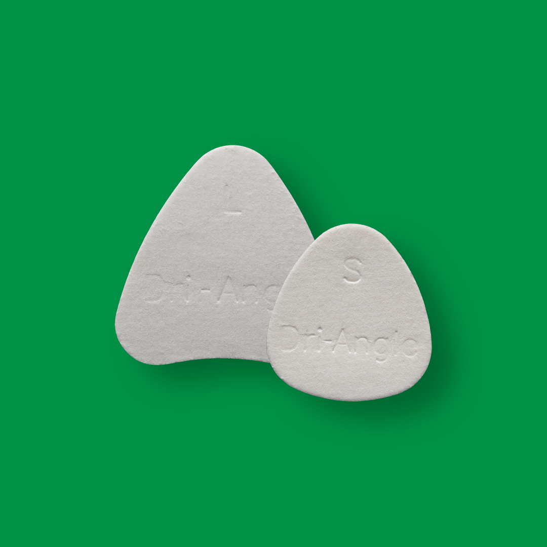 Large and small plain dri-angle