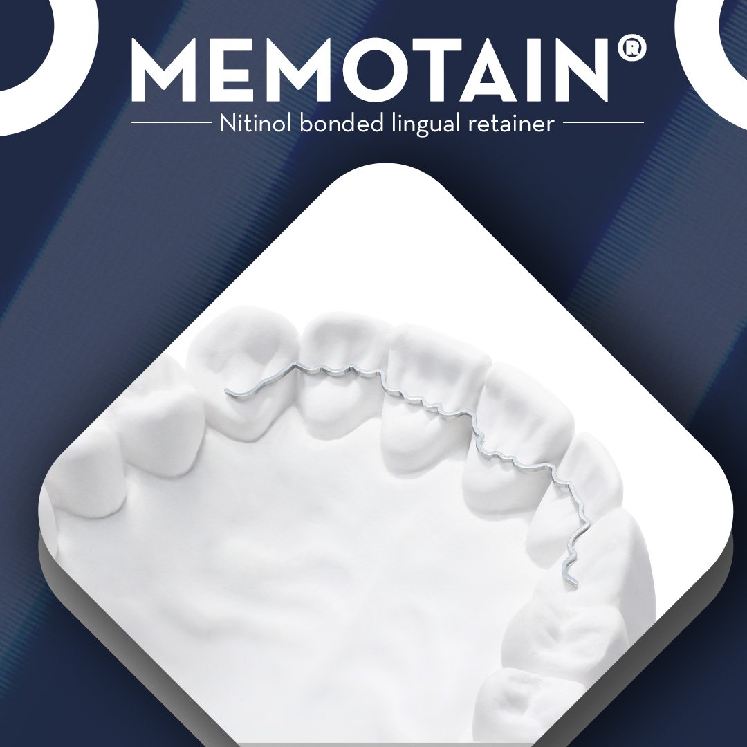 MEMOTAIN® Nitinol bonded lingual retainer